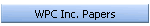 WPC Inc. Papers